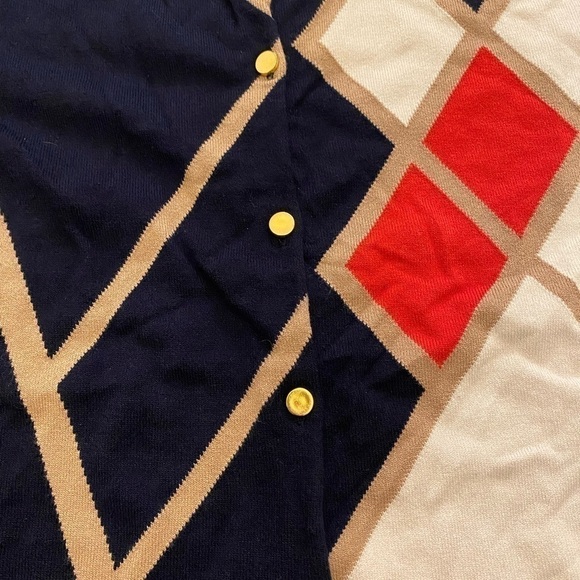 CARMEN MARC VALVO Button Down Cardigan, L - Picture 2 of 4